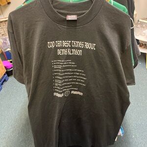 Vintage 90s Star Trek Top 10 Best Things About Being Klingon T Shirt Size Large